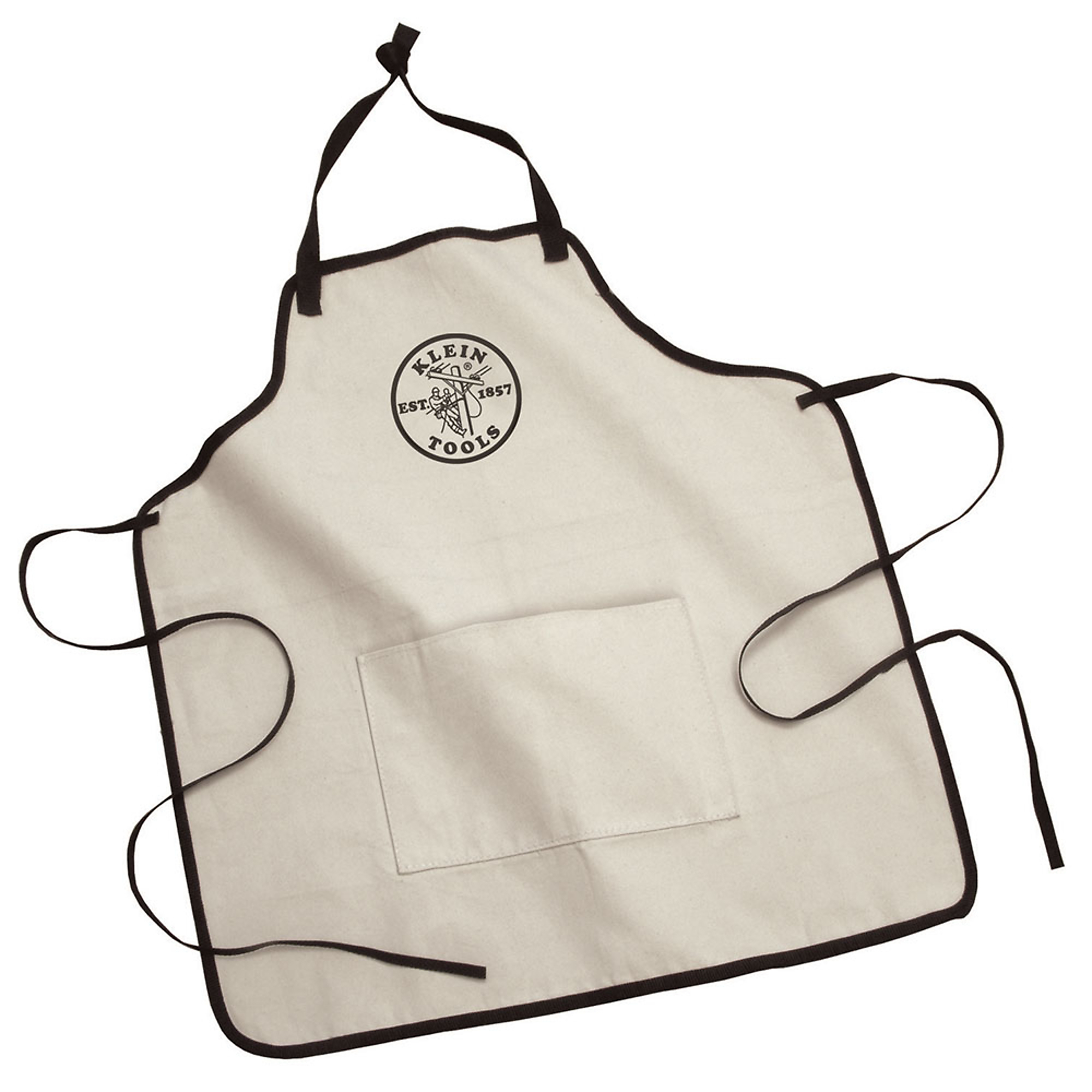 Klein Tools, Canvas Apron, Color White, Pockets (qty.) 1 Material Canvas, Model# 98288